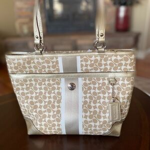 💥HP💥 Coach Heritage Signature Tote